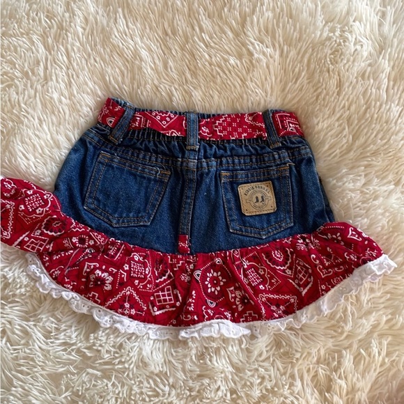 Ruffled Denim Skirts - Picture 7 of 7
